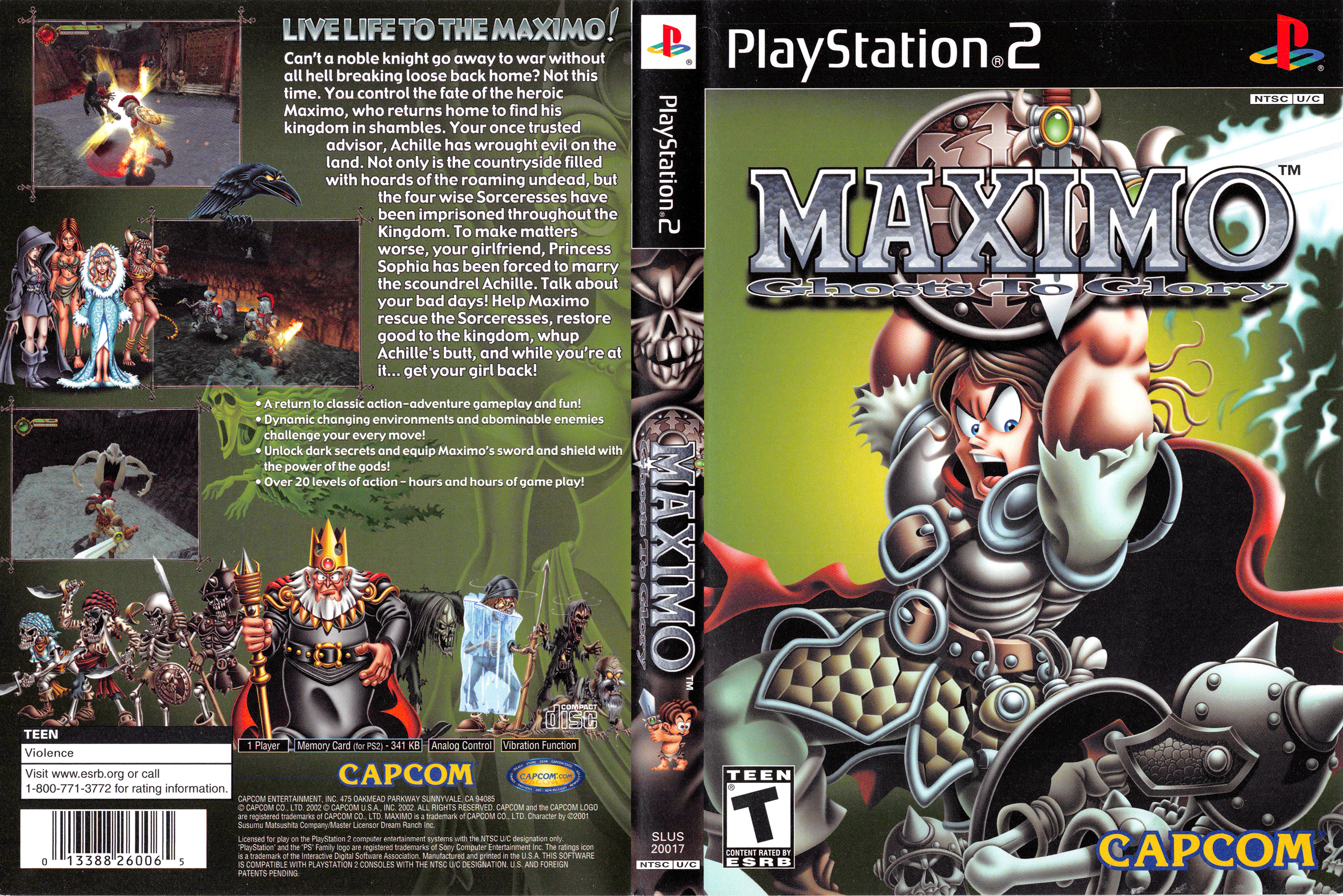 Maximo ghosts store to glory ps2